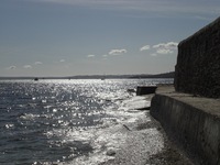 The sea wall
