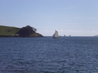 Sailing past St. Anthony Head