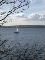 Yacht on the Fal