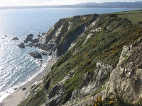 View along the coastal path