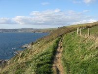 Approaching Polkerris from the East
