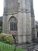 Fowey parish church tower