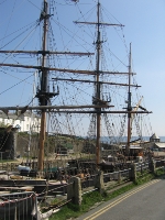 Tall ships at Charlestown