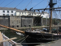 Tall ships at Charlestown