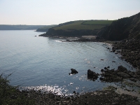 The cove before Sconhoe Beach