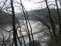 View downriver