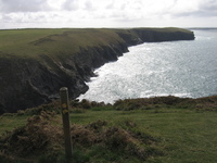 Looking back from Stepper Point