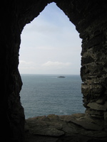 View through a Pepperpot window