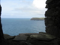 View through a Pepperpot window