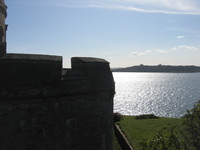 Crenellation at St. Mawes castle