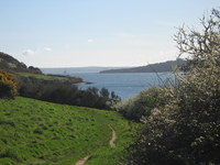 View back towards St. Mawes castle
