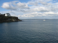 Clifftop house at Portmellon