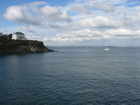 Clifftop house at Portmellon