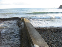 Waves at Porthluney Beach
