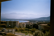 View from our balcony towards the sea