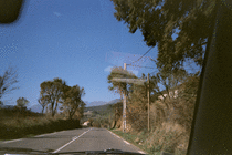 First Corsican road (through the Ka windscreen)