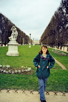 Helen in the Jardin de Luxembourg, Paris