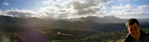 Panorama from Montemaggiore (with Jeremy)