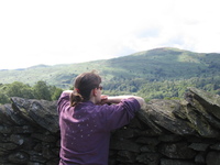 Helen looking over Coniston