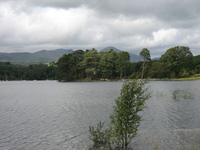 View from the shore at Lake End