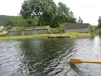 Setting off from the boat house