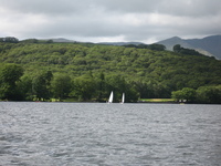 Sailing boats on Coniston Water