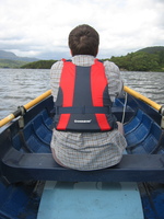 Jeremy rowing home