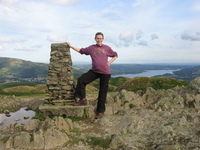 Helen on Loughrigg Fell