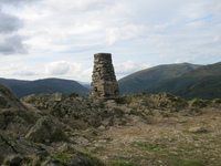 Trig point on Loughrigg Fell