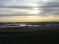 Sunset off Ravenglass