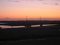 Sunset off Ravenglass