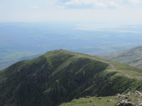 Looking back to Brown Pike and the sea