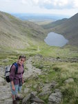 Helen above Goat's Water