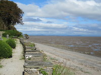 The beach path at Aldingham