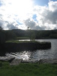 Sunlight over the boatshed