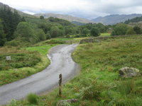 We briefly return to the road above Seathwaite