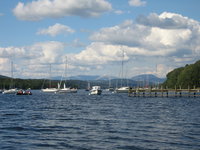 Looking up Windermere from the ferry