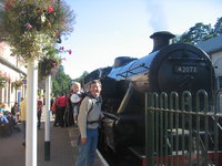 Matthew braves the steam engine again