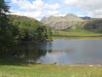 Blea Tarn and Langdale Pikes