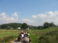 Crowds on the train