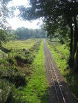 Crossing the railway line