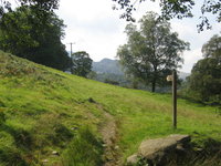 Signposted footpath