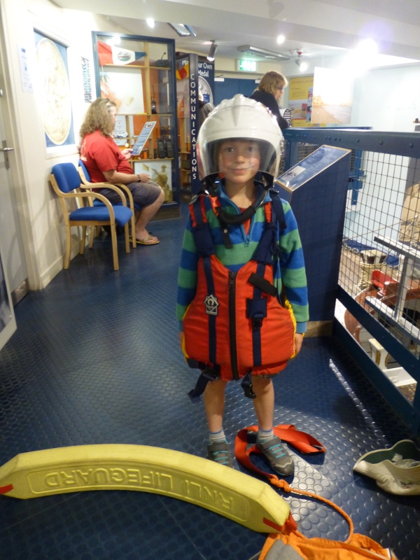 Matthew at the RNLI museum