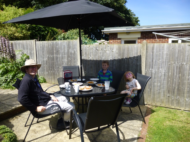 Lunch in the garden