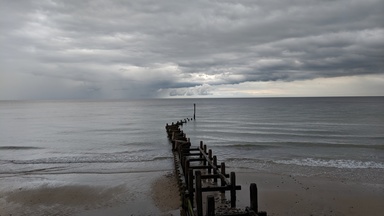 Stormy sea