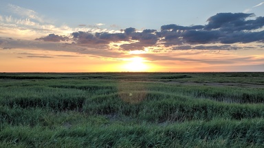 Sunset over the Broads