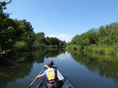 Matthew and a deserted river view