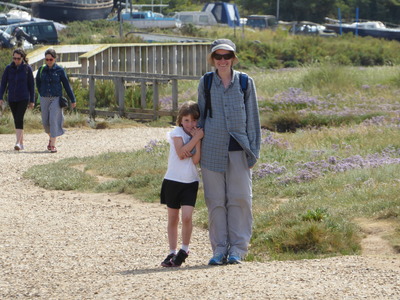 Helen and Laura before lunch