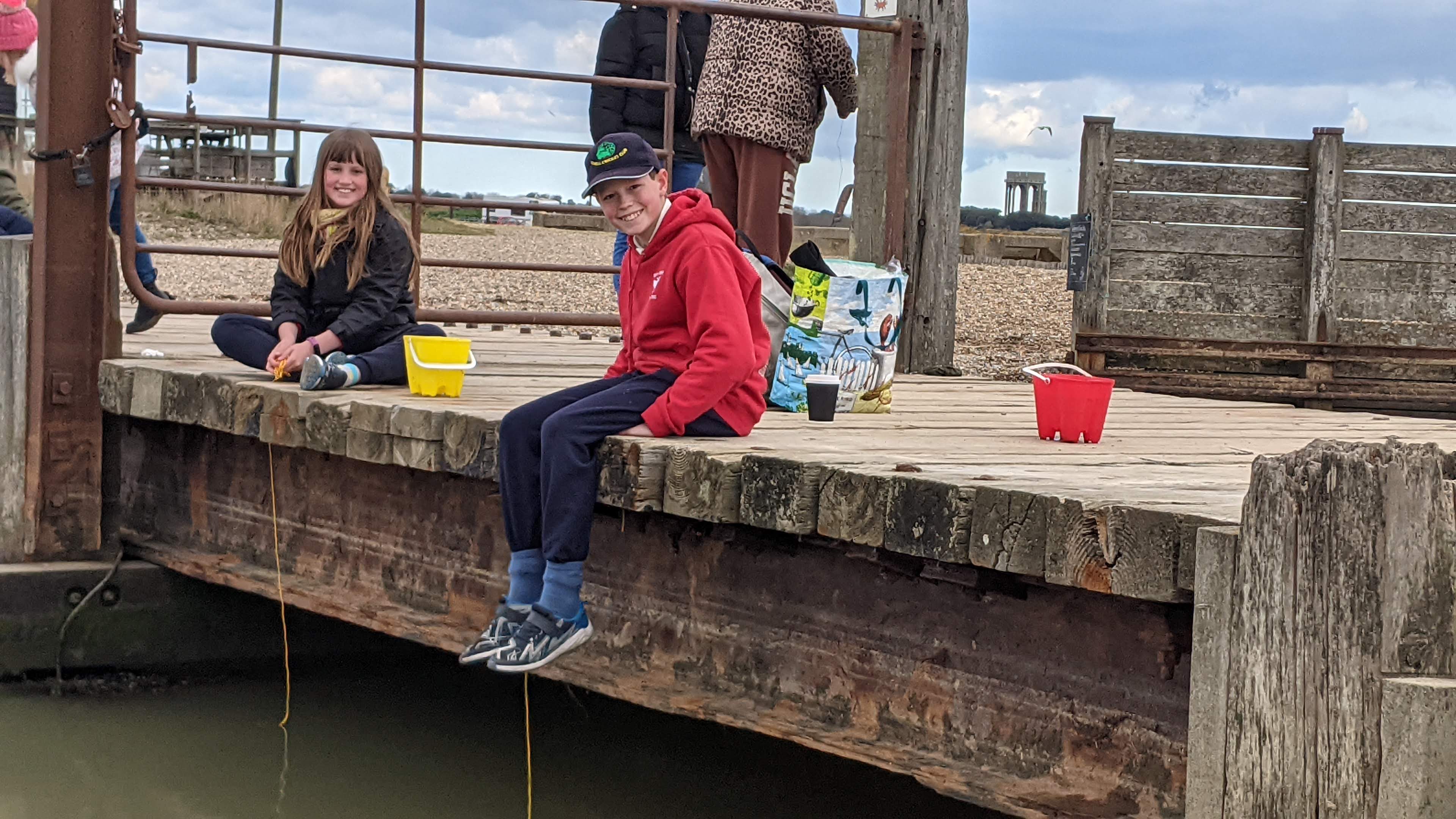 crabbing children